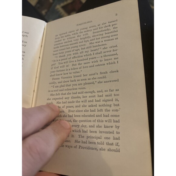 F. Marion Crawford  TAQUISARA  1896 Volume I Macmillan, NY B173 - Picture 8 of 16